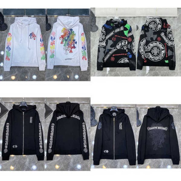 luxury fashion men's jackets sweatshirts men women classic hoodies ch zipper hooded sweater designer cross pullover sanskrit hoodie cas, Black
luxury fashion men's jackets sweatshirts men women classic hoodies ch zipper hooded sweater designer cross pullover sanskrit hoodie cas, Black