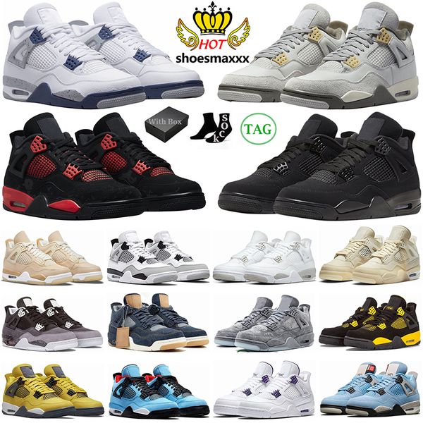 with box jumpman 4 4s retro basketball shoes for men women black cat pn dust midnight navy seafoam red thunder university blue travis
with box jumpman 4 4s retro basketball shoes for men women black cat pn dust midnight navy seafoam red thunder university blue travis
