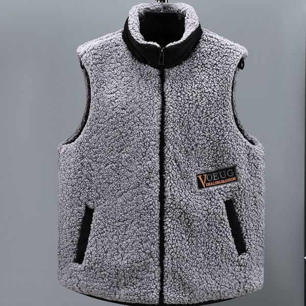 men s down parkas men polar fleece imitation lamb wool plus size vest fat fashion 230107, Black
men s down parkas men polar fleece imitation lamb wool plus size vest fat fashion 230107, Black