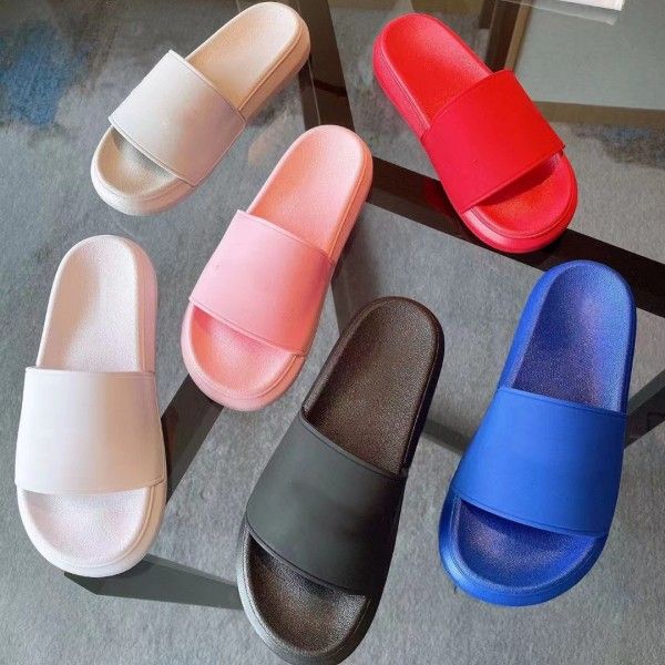 new fashion women's slippers designer luxury sandals rubber flat beach shoes outdoor non slip letters couple jelly candy color 36-44, Black
new fashion women's slippers designer luxury sandals rubber flat beach shoes outdoor non slip letters couple jelly candy color 36-44, Black