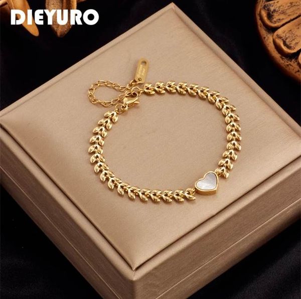 316l stainless steel gold color heart charm bracelet for women fashion girls flower chain bracelets jewelry, White
316l stainless steel gold color heart charm bracelet for women fashion girls flower chain bracelets jewelry, White