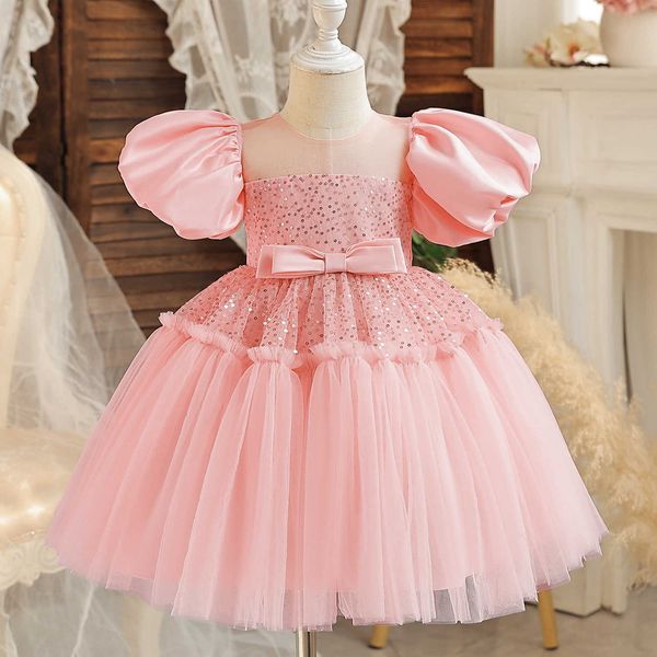 girl's dresses toddler baby girl 1st birthday kids dresses for girls princess sleeveless sequin bow dress children party dress vestido, Red;yellow
girl's dresses toddler baby girl 1st birthday kids dresses for girls princess sleeveless sequin bow dress children party dress vestido, Red;yellow