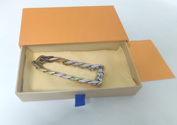 361 titanium steel bracelet with diamonds shiny bracelet personality chain bracelet fashion jewelry supply7814442, Black
361 titanium steel bracelet with diamonds shiny bracelet personality chain bracelet fashion jewelry supply7814442, Black