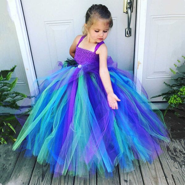 girl's dresses beautiful girls peacock feather tutu dress kids crochet dress long ball gown with straps children birthday party costume, Red;yellow
girl's dresses beautiful girls peacock feather tutu dress kids crochet dress long ball gown with straps children birthday party costume, Red;yellow