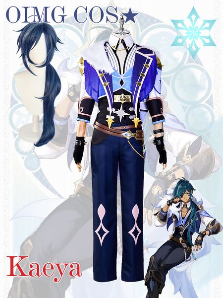 special occasions genshin impact kaeya cosplay costume uniform wig anime halloween costumes for men game 230107, Blue
special occasions genshin impact kaeya cosplay costume uniform wig anime halloween costumes for men game 230107, Blue