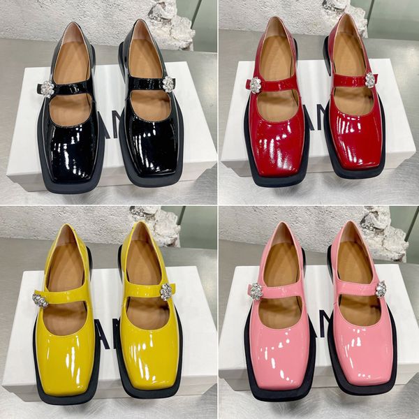 new mary jane leather shoes women's formal shoes designer fashion luxury leather square toe thick bottom a word with ganni rhinestone c, Black
new mary jane leather shoes women's formal shoes designer fashion luxury leather square toe thick bottom a word with ganni rhinestone c, Black