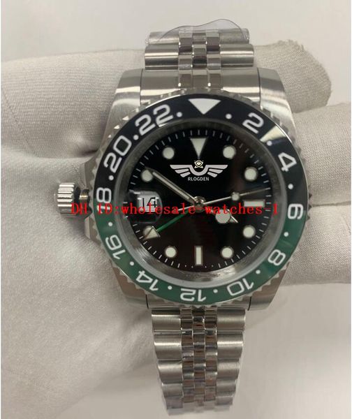 13 style classic men's watch gmt 126720 40mm black dial ceramic bezel automatic mechanical movement montre de luxe full stainless steel, Slivery;brown
13 style classic men's watch gmt 126720 40mm black dial ceramic bezel automatic mechanical movement montre de luxe full stainless steel, Slivery;brown