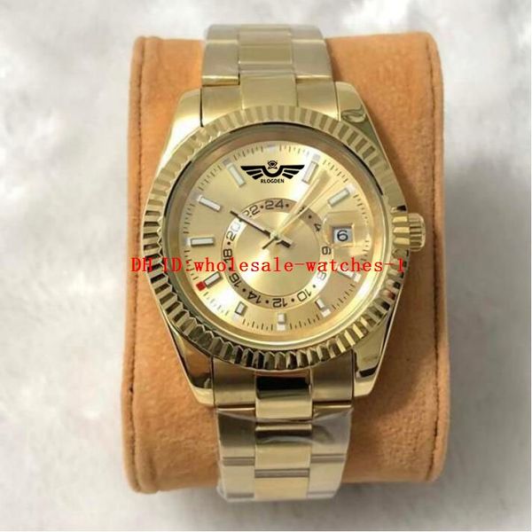 11 style classic men's watch sky 326938 42mm champagne dial automatic mechanical watches luminous wristwatches folding buckle full gold, Slivery;brown
11 style classic men's watch sky 326938 42mm champagne dial automatic mechanical watches luminous wristwatches folding buckle full gold, Slivery;brown
