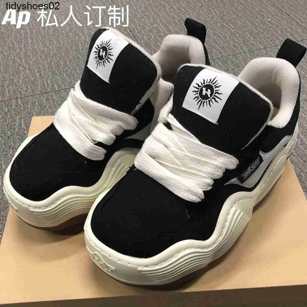 xu lutan jianci same shoes autumn and winter 2023ss big wave men's and women's thick soled muffin casual board bread shoes, Black
xu lutan jianci same shoes autumn and winter 2023ss big wave men's and women's thick soled muffin casual board bread shoes, Black