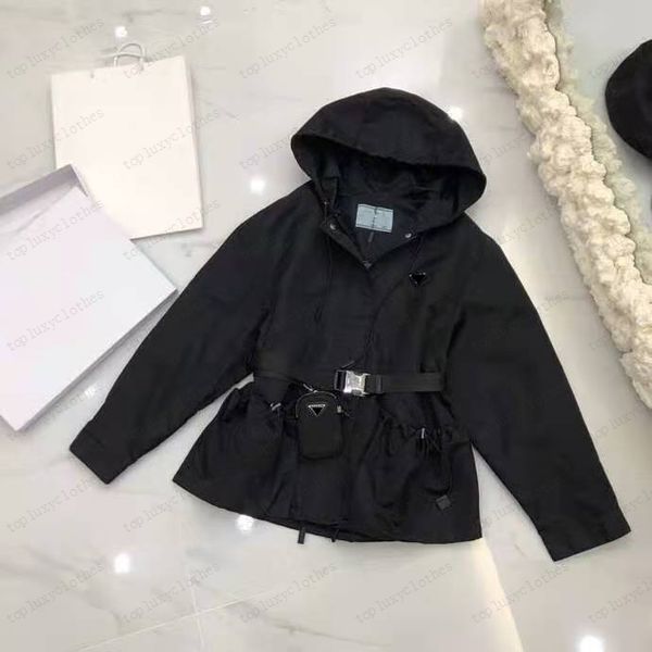 designer fall and winter women's jacket hooded outerwear brand drawstring solid color windbreaker jacket casual clothing size s, Black;brown
designer fall and winter women's jacket hooded outerwear brand drawstring solid color windbreaker jacket casual clothing size s, Black;brown