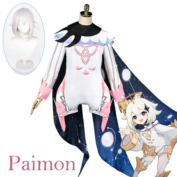special occasions genshin impact paimon cosplay costume uniform wig anime chinese style halloween costumes for women game 230107, Blue
special occasions genshin impact paimon cosplay costume uniform wig anime chinese style halloween costumes for women game 230107, Blue