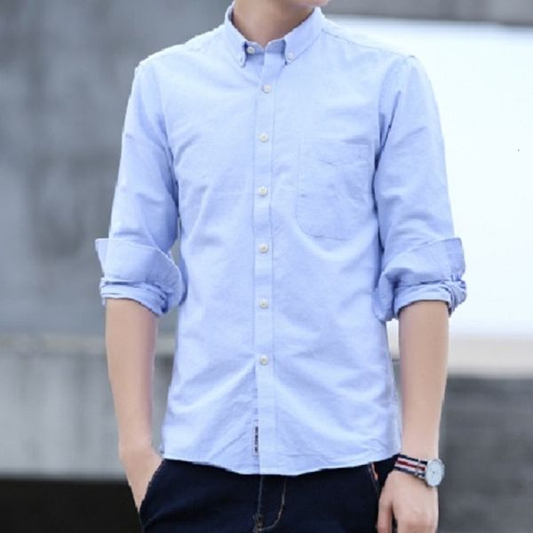 men's casual shirts oxford long sleeve cotton s4xl spring and autumn slim social black white business formal shirt 230107, White;black
men's casual shirts oxford long sleeve cotton s4xl spring and autumn slim social black white business formal shirt 230107, White;black