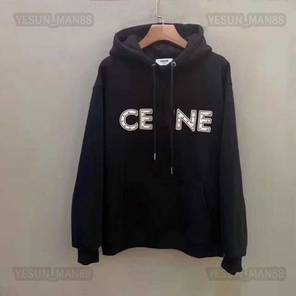 designer luxury celins sweater hoodie autumn mens and womens rivet series printed pullover loose casual cotton hooded coat, Black
designer luxury celins sweater hoodie autumn mens and womens rivet series printed pullover loose casual cotton hooded coat, Black