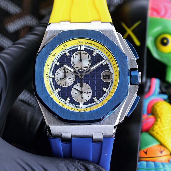 mens watches quartz movement watch fashion wristwatch 42mm soft rubber strap sapphire waterproof orologio di lusso multiple colour, Slivery;brown
mens watches quartz movement watch fashion wristwatch 42mm soft rubber strap sapphire waterproof orologio di lusso multiple colour, Slivery;brown