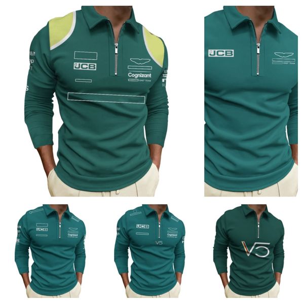 f1 racing suit team lapel t-shirt men's long sleeve zipper polo shirt custom fan shirt
f1 racing suit team lapel t-shirt men's long sleeve zipper polo shirt custom fan shirt