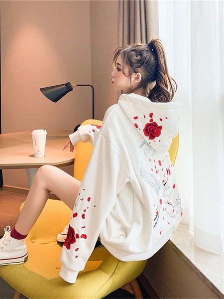 men s hoodies sweatshirts white female loose autumn long sleeve cute bird print harajuku streetwear winter oversized 230109, Black
men s hoodies sweatshirts white female loose autumn long sleeve cute bird print harajuku streetwear winter oversized 230109, Black