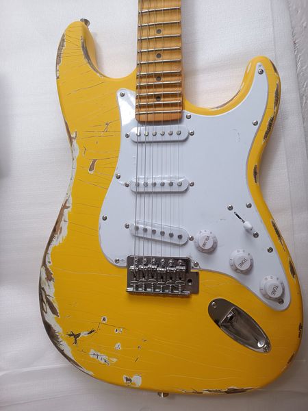 heavy duty antique electric guitar maple fluted fingerboard design sss pickup.
heavy duty antique electric guitar maple fluted fingerboard design sss pickup.