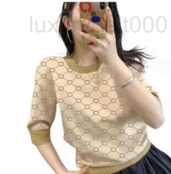 women's knits & tees designer womens knit letter sweater knits jacquard tees all-match round neck g t-shirt ice silk small shirt ymv2, White
women's knits & tees designer womens knit letter sweater knits jacquard tees all-match round neck g t-shirt ice silk small shirt ymv2, White