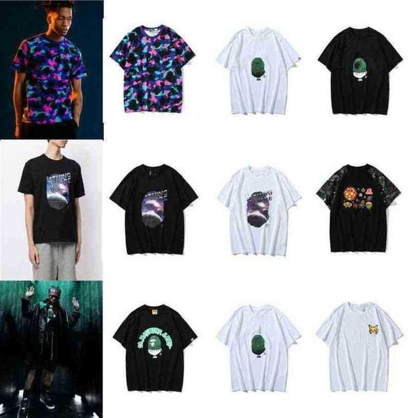 designer luxury apes classic mens and womens t shirt hip hop camouflage shark summer breathable versatile round neck tees 23aa, White;black
designer luxury apes classic mens and womens t shirt hip hop camouflage shark summer breathable versatile round neck tees 23aa, White;black