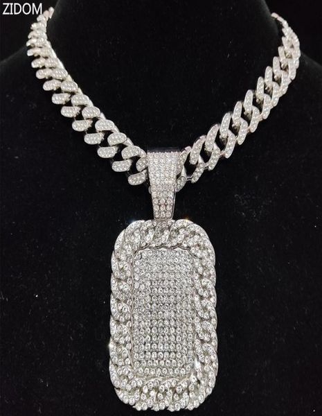 pendant necklaces men hip hop iced out bling dog tag necklace with 13mm width cuban chain hiphop fashion charm jewelry7686732, Silver
pendant necklaces men hip hop iced out bling dog tag necklace with 13mm width cuban chain hiphop fashion charm jewelry7686732, Silver