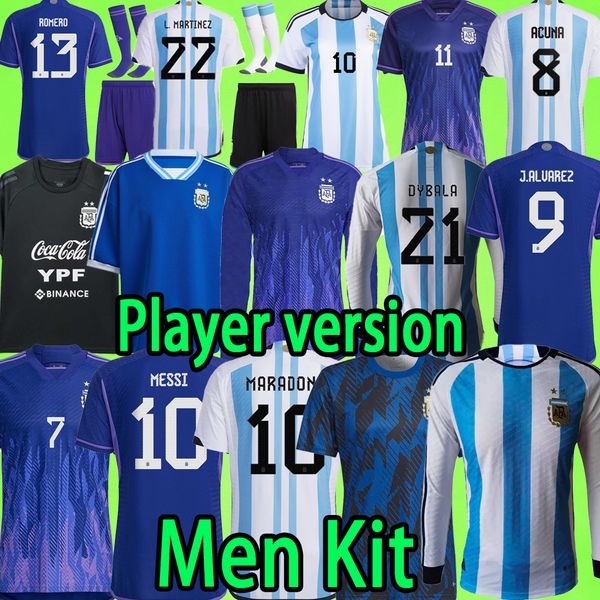 argentina soccer jerseys 3 and 2 stars finals messis maillots de football men kit with socks women sets 2022 2023 player version long sleeve, Black;yellow
argentina soccer jerseys 3 and 2 stars finals messis maillots de football men kit with socks women sets 2022 2023 player version long sleeve, Black;yellow