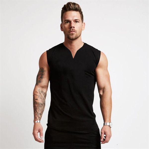 men's tshirts mens cotton v neck t shirt workout tank running sportswear 230109, White;black
men's tshirts mens cotton v neck t shirt workout tank running sportswear 230109, White;black