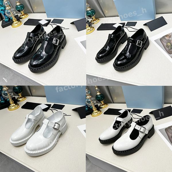 designer sandals women mary jane shoes glossy leather loafers serrated rubber sole dress shoe t-shaped laces slippers metal ring buckle sand, Black
designer sandals women mary jane shoes glossy leather loafers serrated rubber sole dress shoe t-shaped laces slippers metal ring buckle sand, Black