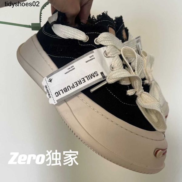tanjianzi canvas shoes of the same style women smilerepublic open laugh casual canvas couple thick soled board shoes, Black
tanjianzi canvas shoes of the same style women smilerepublic open laugh casual canvas couple thick soled board shoes, Black