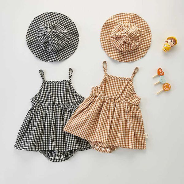 girl's dresses milancel 2022 summer toddler bodysuit girl baby sling plaid dress with hat baby one piece t230106, Red;yellow
girl's dresses milancel 2022 summer toddler bodysuit girl baby sling plaid dress with hat baby one piece t230106, Red;yellow