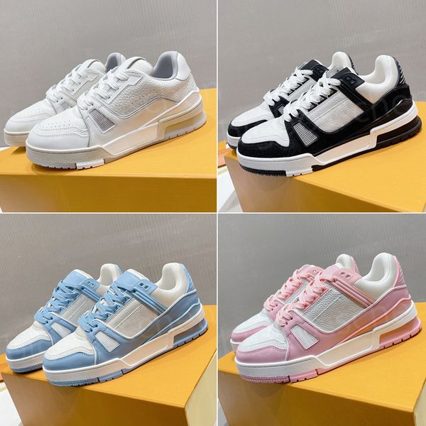men's and women's casual shoes designer dunks lows sneakers virgil trainer low-skateboard leather patchwork thick sole lace-up run, Black
men's and women's casual shoes designer dunks lows sneakers virgil trainer low-skateboard leather patchwork thick sole lace-up run, Black