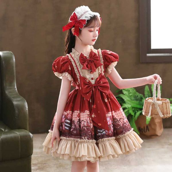 girl's dresses new summer large children's clothing lolita dress short-sleeved children's cute party christmas lolita princes, Red;yellow
girl's dresses new summer large children's clothing lolita dress short-sleeved children's cute party christmas lolita princes, Red;yellow