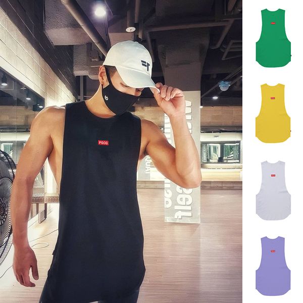 men tank quick drying workout gym mens muscle sleeveless sportswear shirt stringer fashion clothing bodybuilding singlets fitnes 230109, White;black
men tank quick drying workout gym mens muscle sleeveless sportswear shirt stringer fashion clothing bodybuilding singlets fitnes 230109, White;black