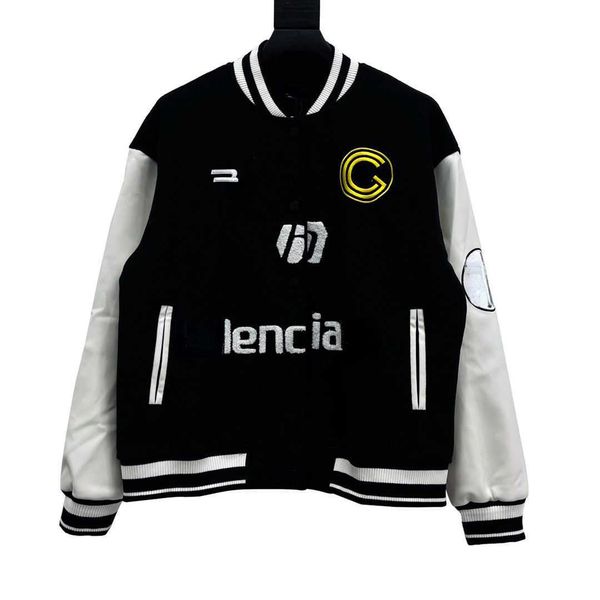 high version mens baseball jacket bb 3d embroidery wool coat blacg designer jacket men women cardigan coats fashion hip-hop sports jackets, Black;brown
high version mens baseball jacket bb 3d embroidery wool coat blacg designer jacket men women cardigan coats fashion hip-hop sports jackets, Black;brown