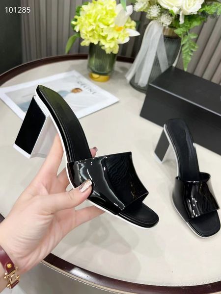 high-heeled slippers full leather sandals cow leather leather upper sheepskin inner lining classic fashion comfortable wear-resistant leathe, Black
high-heeled slippers full leather sandals cow leather leather upper sheepskin inner lining classic fashion comfortable wear-resistant leathe, Black