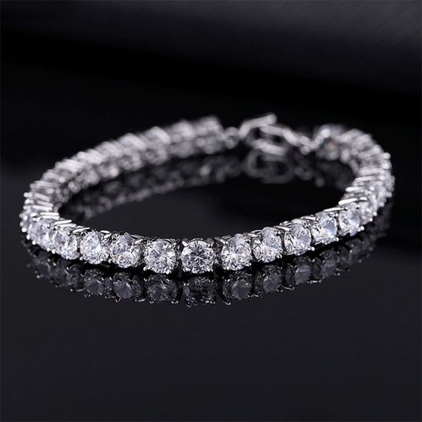 other bracelets luxury 4mm cubic zirconia tennis iced out chain crystal wedding for women men gold silver color 230107, Golden;silver
other bracelets luxury 4mm cubic zirconia tennis iced out chain crystal wedding for women men gold silver color 230107, Golden;silver