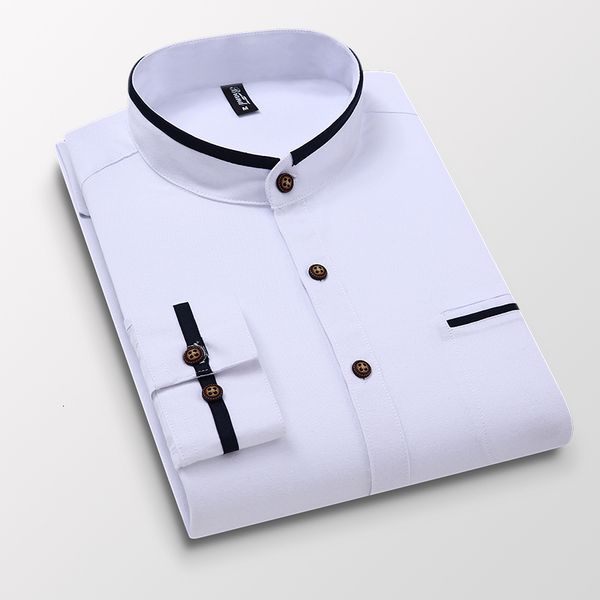 men's casual shirts tfetters autumn long sleeve oversized pocket design korean style standup collar slim s clothing 230107, White;black
men's casual shirts tfetters autumn long sleeve oversized pocket design korean style standup collar slim s clothing 230107, White;black
