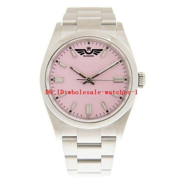 8 style classic men's watch 124300 41mm watches candy pink dial luminous automatic mechanical crescent bezel stainless steel wristwatch, Slivery;brown
8 style classic men's watch 124300 41mm watches candy pink dial luminous automatic mechanical crescent bezel stainless steel wristwatch, Slivery;brown