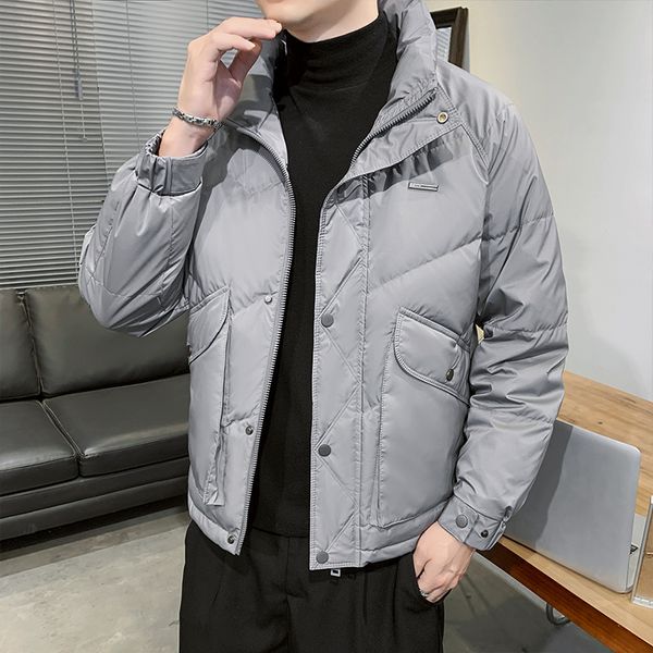 men's vests solid color autumn winter duck down jacket short stand collar casual thick warm coat parkas outwear clothing 230107, Black;white
men's vests solid color autumn winter duck down jacket short stand collar casual thick warm coat parkas outwear clothing 230107, Black;white