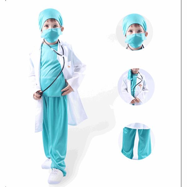special occasions children hospital doctor nurse work suit surgeon uniform coat kids boys girls carnival party cosplay costume role play clo, Blue
special occasions children hospital doctor nurse work suit surgeon uniform coat kids boys girls carnival party cosplay costume role play clo, Blue