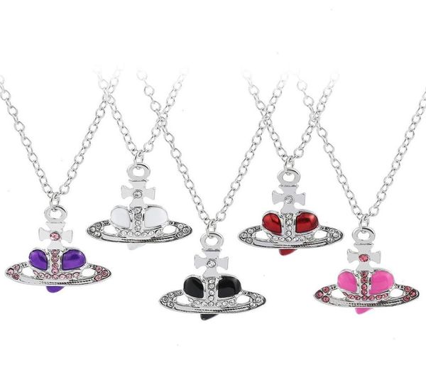 love fashion necklace wine red pendants saturn gold heart chain planet women luxury jewelry wedding5890012, Silver
love fashion necklace wine red pendants saturn gold heart chain planet women luxury jewelry wedding5890012, Silver