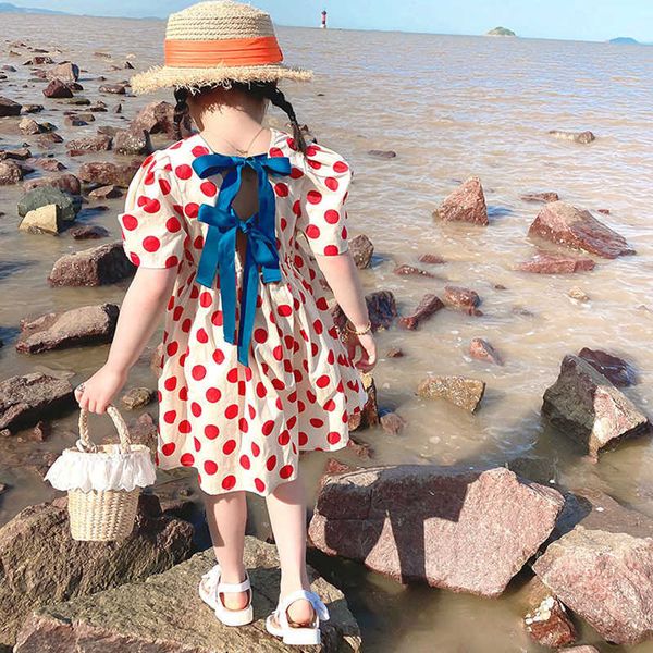 girl's dresses summer girls dress baby dress kids dress children clothes fashion ins 2022 puff sleeve dot print bow patch 2-6y t230106, Red;yellow
girl's dresses summer girls dress baby dress kids dress children clothes fashion ins 2022 puff sleeve dot print bow patch 2-6y t230106, Red;yellow