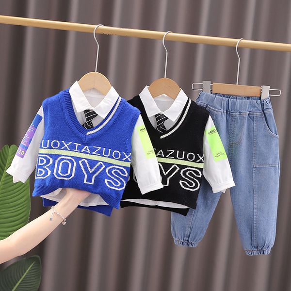 clothing sets spring autumn children boys clothes kids suit jacket t shirt pants infant cotton tracksuits for the bear 3pcs set 230107, White
clothing sets spring autumn children boys clothes kids suit jacket t shirt pants infant cotton tracksuits for the bear 3pcs set 230107, White