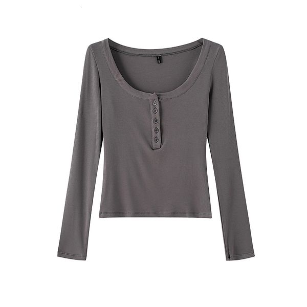 women s t shirt korean fashion vintage clothes crop casual long sleeve button up s cute o neck 230109, White
women s t shirt korean fashion vintage clothes crop casual long sleeve button up s cute o neck 230109, White