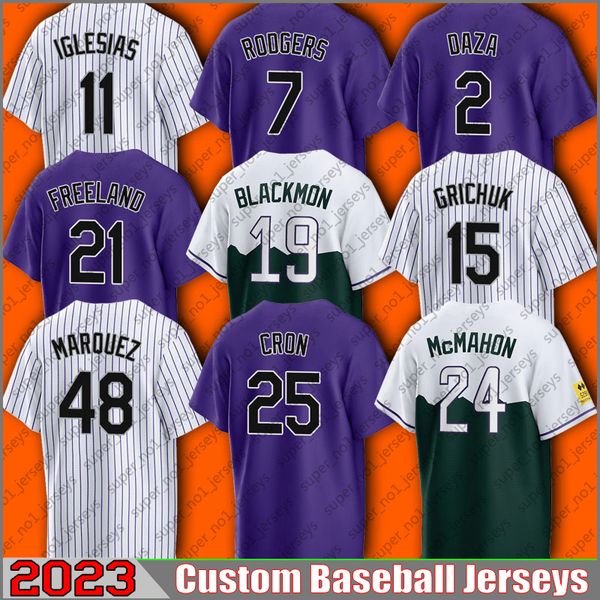 24 ryan mcmahon kris bryant baseball jersey charlie blackmon german marquez brendan rodgers randal grichuk jerseys elias diaz c.j. cron jose, Blue;black
24 ryan mcmahon kris bryant baseball jersey charlie blackmon german marquez brendan rodgers randal grichuk jerseys elias diaz c.j. cron jose, Blue;black