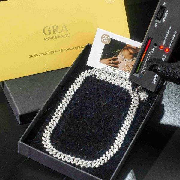 designer jewelry hip hop style 18k gold plated 10mm micro inlaid 925 silver vvs moissanite two rows of diamond necklace mens cuban link chai
designer jewelry hip hop style 18k gold plated 10mm micro inlaid 925 silver vvs moissanite two rows of diamond necklace mens cuban link chai