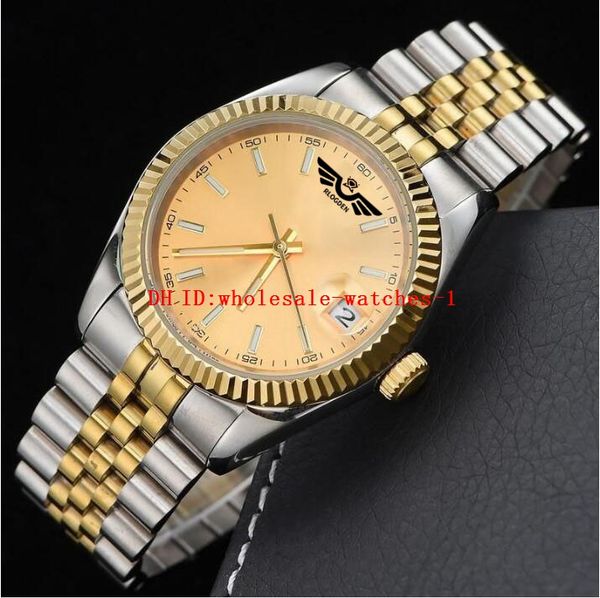 20 style classic men's watch 36mm 41mm 126333 m126333-0010 gold dial automatic mechanical watches wristwatches montre de luxe gift stai, Slivery;brown
20 style classic men's watch 36mm 41mm 126333 m126333-0010 gold dial automatic mechanical watches wristwatches montre de luxe gift stai, Slivery;brown