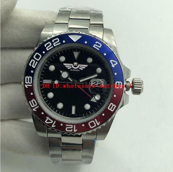 13 style classic men's watch gmt ii 126719 40mm blue and red bezel/black dial automatic mechanical movement montre de luxe stainless st, Slivery;brown
13 style classic men's watch gmt ii 126719 40mm blue and red bezel/black dial automatic mechanical movement montre de luxe stainless st, Slivery;brown