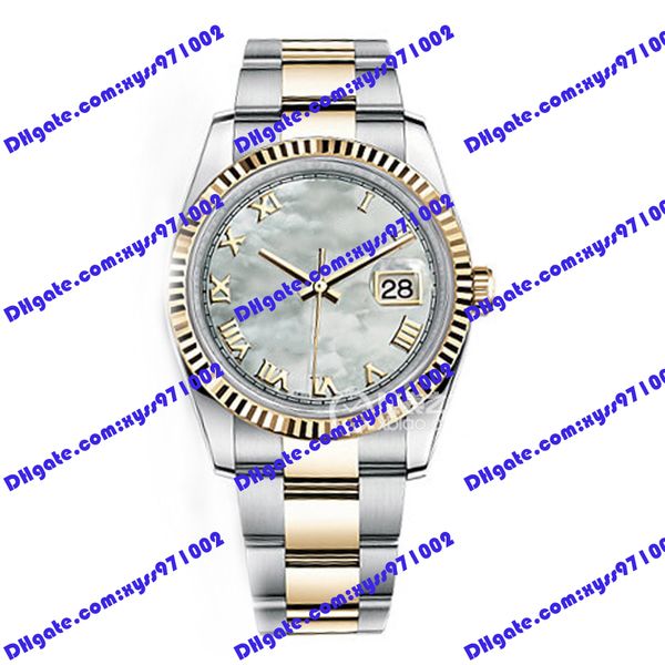 highquality men's watch 2813 automatic machinery women's watch 116233 36mm white fritillary dial rome time mark stainless steel st, Slivery;brown
highquality men's watch 2813 automatic machinery women's watch 116233 36mm white fritillary dial rome time mark stainless steel st, Slivery;brown