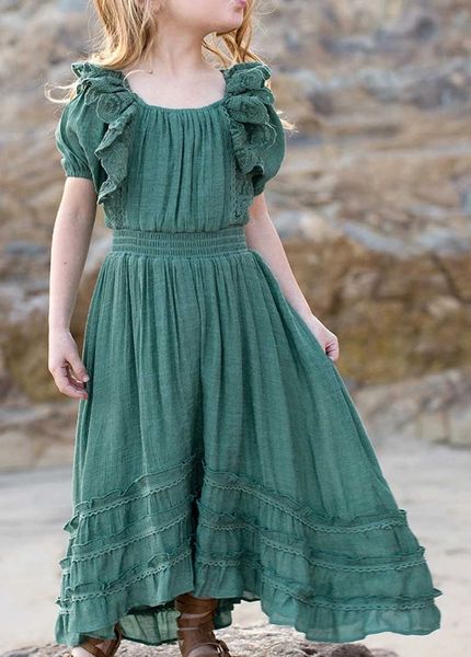 girl's dresses girls summer lace bubble small flying sleeves solid color wedding flower girl school performance party catwalk girls lac, Red;yellow
girl's dresses girls summer lace bubble small flying sleeves solid color wedding flower girl school performance party catwalk girls lac, Red;yellow