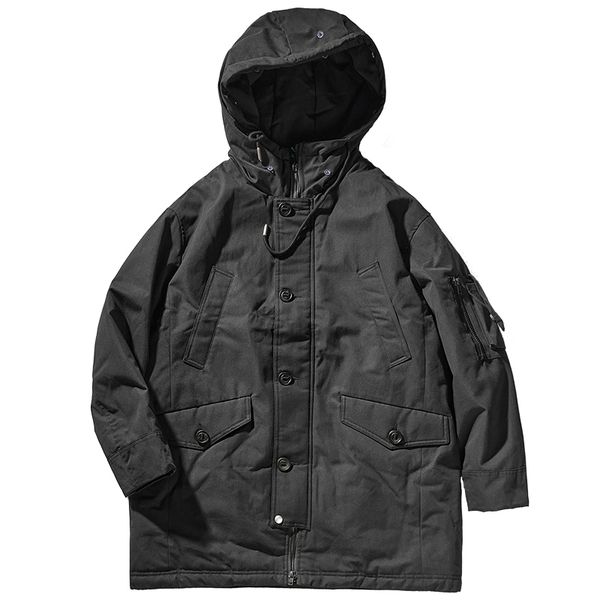 men's vests heavy hooded down jacket coat wear thick black casual military in winter 230107, Black;white
men's vests heavy hooded down jacket coat wear thick black casual military in winter 230107, Black;white